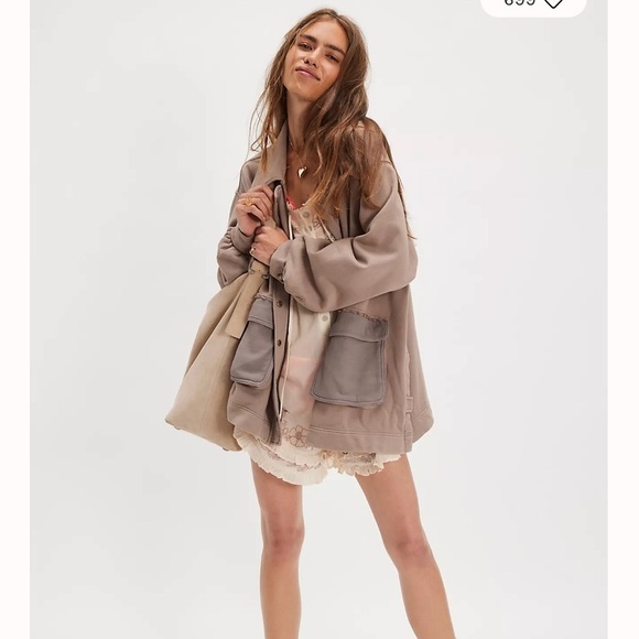 Free People Sweaters - BNWT Free People Alexa Sweatshirt/Jacket